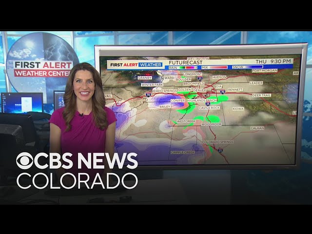⁣Denver weather: A cool and unsettled pattern to end the week,  temps slowly warm into weekend