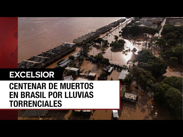 ⁣Centenar de muertos en Brasil por devastadoras inundaciones