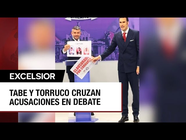 ⁣Confrontación entre Tabe y Torruco en debate por la alcaldía Miguel Hidalgo