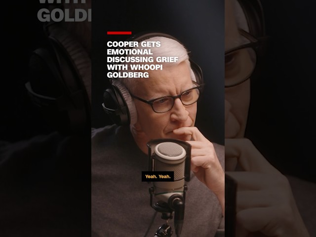 ⁣Anderson Cooper gets emotional discussing grief with Whoopi Goldberg