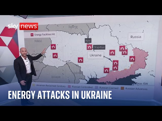Russia steps up attacks on energy facilities with Ukraine 'vulnerable' without stronger ai