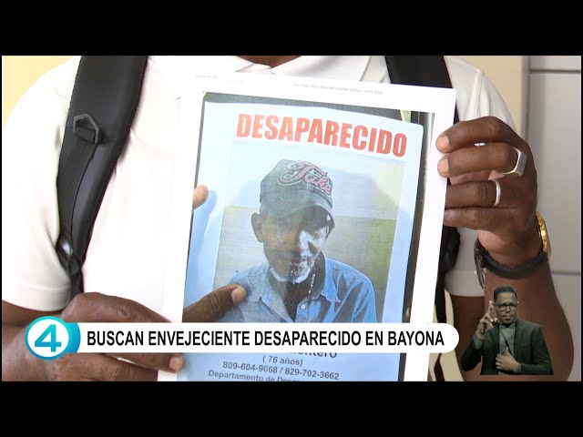 ⁣Buscan envejeciente desaparecido en Bayona