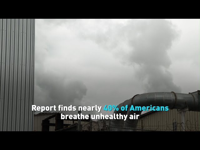 ⁣Report finds nearly 40% of Americans breathe unhealthy air