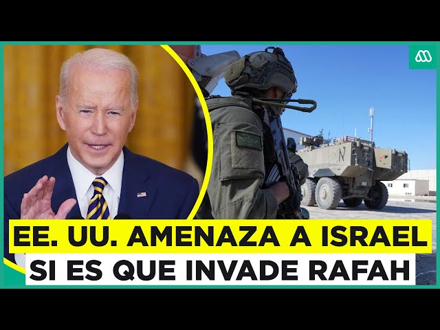 ⁣Estados Unidos congelaría suministros de armas a Israel si es que invade Rafah
