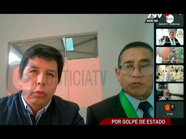 PJ inicia control de acusación fiscal contra Pedro Castillo por golpe de Estado