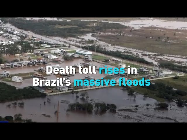 ⁣Death toll rises in Brazil’s massive floods