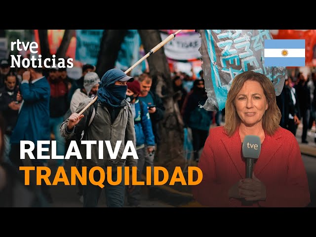 ⁣ARGENTINA: EL GOBIERNO denuncia que la HUELGA es un ATAQUE al bolsillo de los ARGENTINOS | RTVE