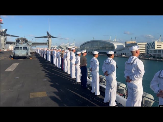 Info Martí | Buque de guerra de la armada estadounidense llega a Miami