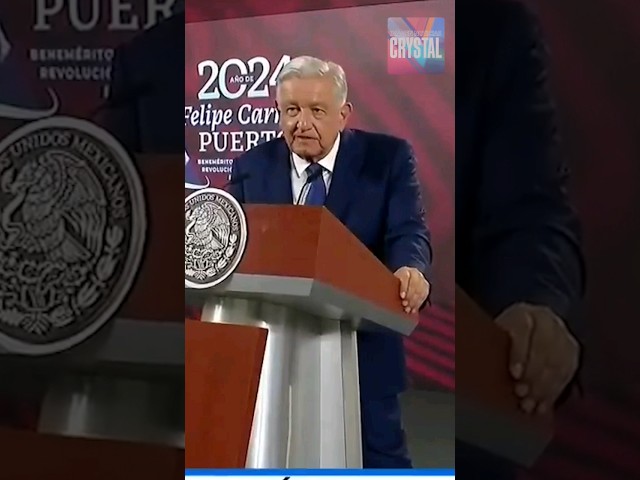 ⁣“Fue algo excepcional”: López Obrador sobre los apagones | Shorts | Crystal Mendivil