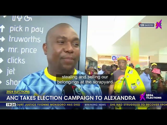 ⁣2024 Elections | ANC takes election campaign to Alexandra