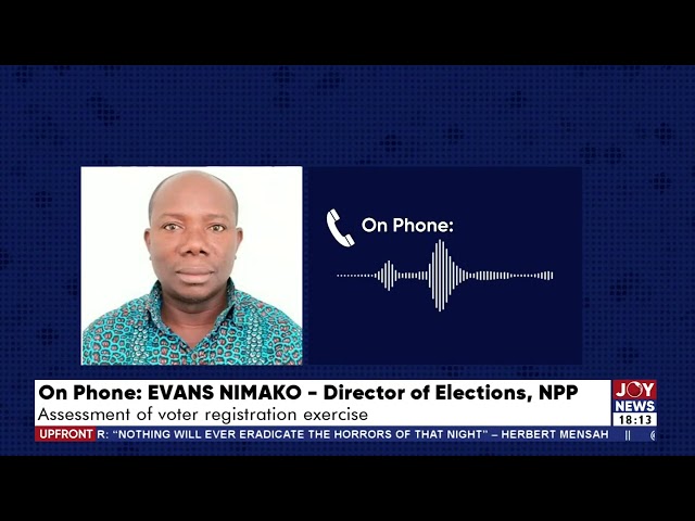 ⁣Voter Registration Exercise: We must not heed NDC's request for serial numbers of BVRs | UPFron