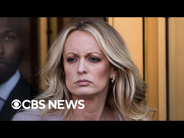 ⁣Trump watches as Stormy Daniels spars with defense in "hush money" trial
