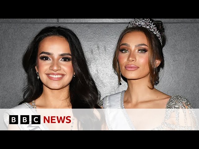 ⁣Miss Teen USA resigns days after Miss USA departure | BBC News