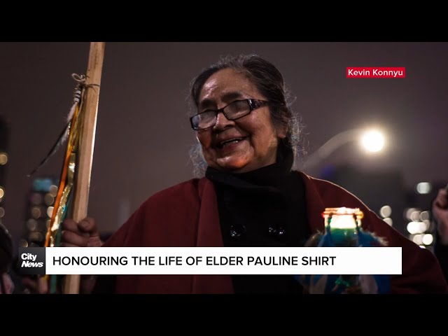 ⁣Remembering Indigenous Elder Pauline Shirt