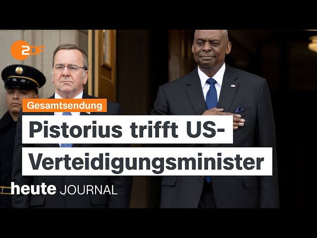 ⁣heute journal vom 09.05.2024 Pistorius in Washington, Biden zu Waffenlieferungen, Karlspreis-Vergabe