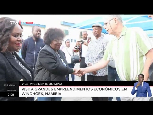 ⁣Vice-Presidente do MPLA visita grandes empreendimentos económicos em Windhoek, Namibia