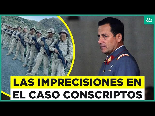 ⁣Ejército asume imprecisiones en caso conscriptos: Crece la presión contra el general Iturriaga