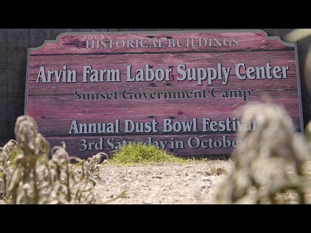⁣Arvin Migrant Camp houses migrant farm-working families