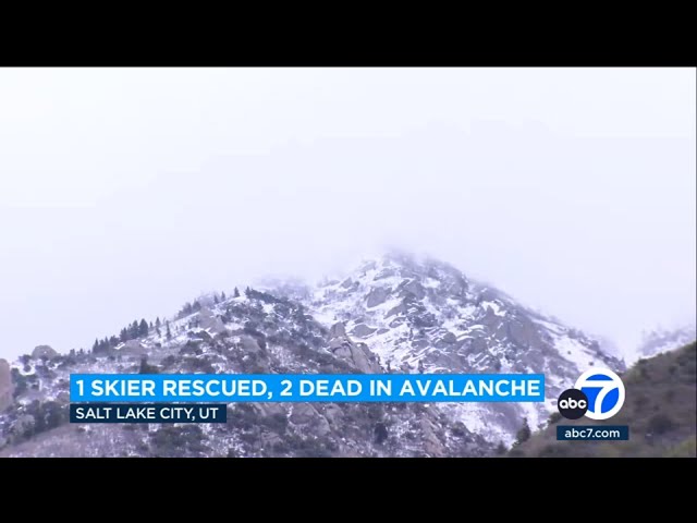 ⁣2 skiers killed in Utah avalanche near Alta ski area outside Salt Lake City