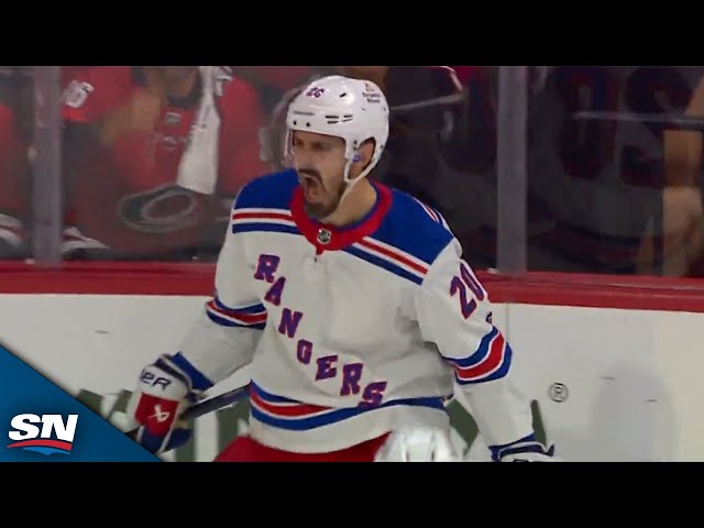 ⁣Mika Zibanejad And Chris Kreider Connect On Game-Tying Shorthanded Goal