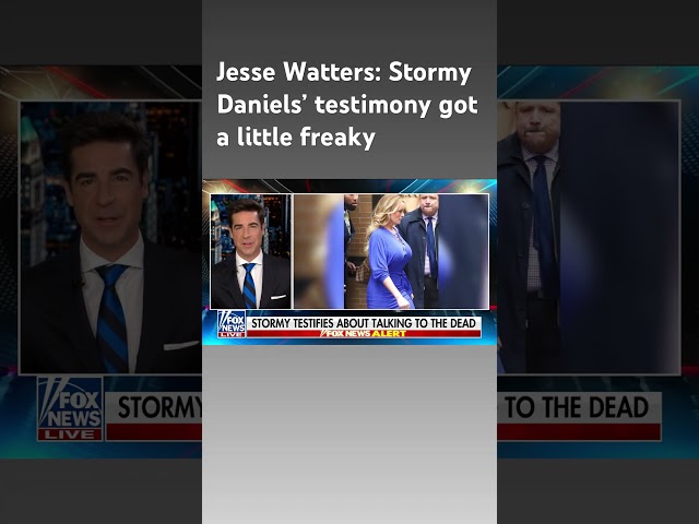 Jesse Watters: Stormy Daniels claims she talks to dead people #shorts