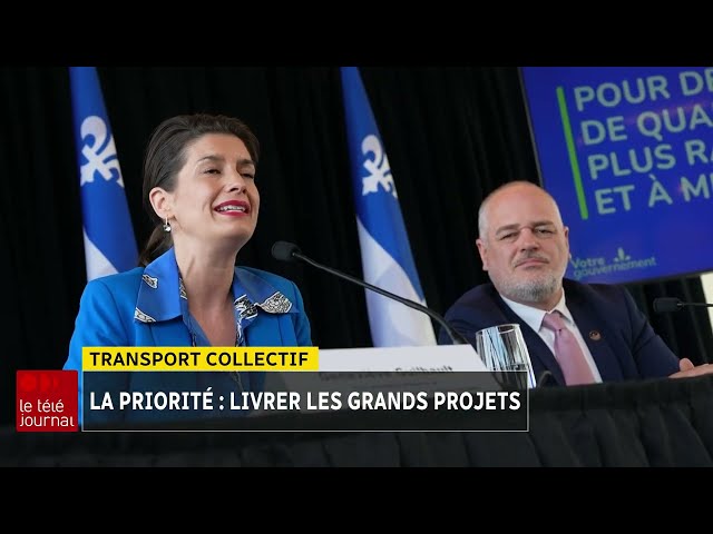 ⁣Transport collectif : le gouvernement crée Mobilité Infra Québec