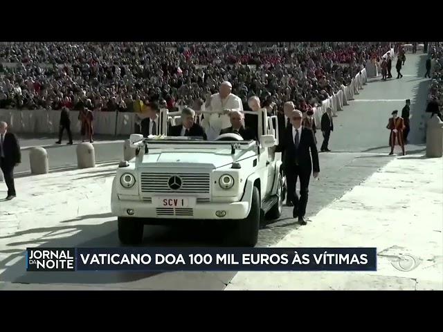 ⁣Papa Francisco anuncia doação de 100 mil euros para o RS