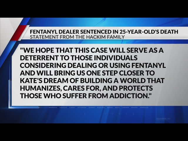 ⁣Fentanyl dealer sentenced to prison in Colorado death