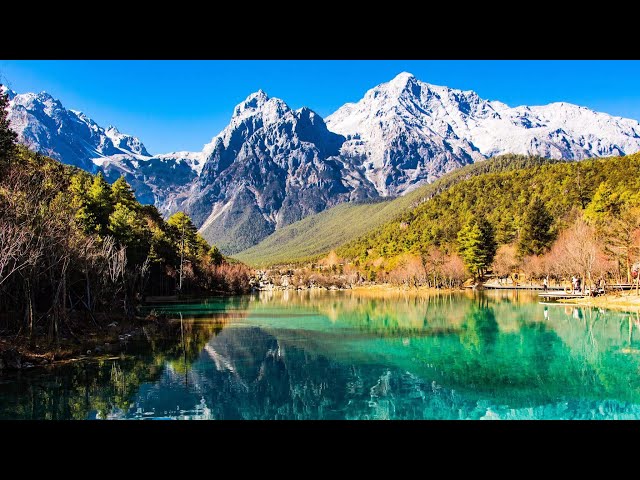 ⁣Live: Enjoy views of Yulong Snow Mountain through a spruce forest – Ep. 7