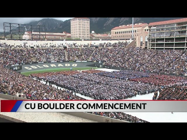 ⁣Over 9K students graduate at CU Boulder commencement