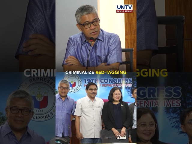 ⁣Pagsasabatas ng bill para tuluyang maging krimen ang red tagging, ipinanawagan ng Makabayan Bloc