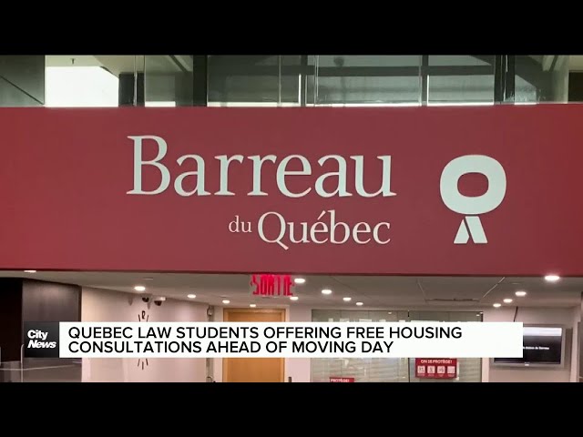 ⁣Quebec law students offering free consultations amid housing crisis