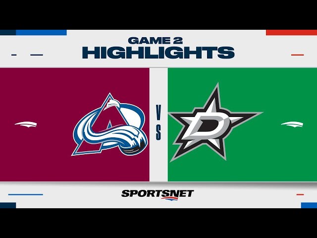 ⁣NHL Game 2 Highlights | Avalanche vs. Stars - May 9, 2024