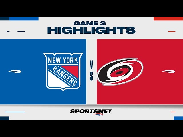 ⁣NHL Game 3 Highlights | Rangers vs. Hurricanes - May 9, 2024