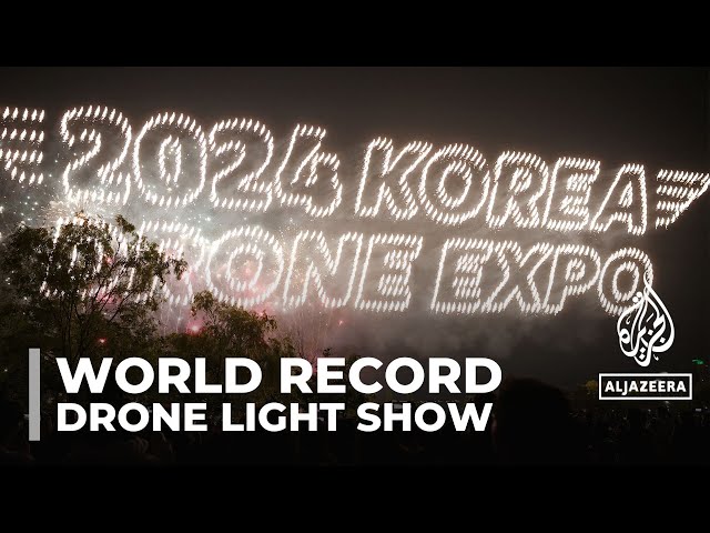 ⁣World record drone light show: More than 5,000 drones showcased