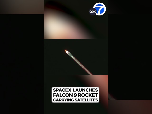 ⁣SpaceX launches rocket from Vandenberg to deploy Starlink satellites
