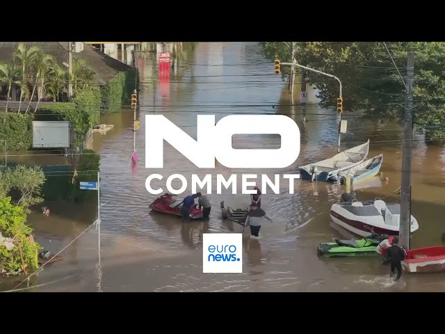 ⁣NO COMMENT: Las inundaciones en Brasil dejan al menos 100 muertos