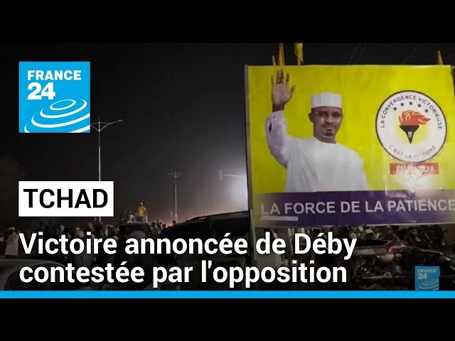 ⁣Tchad : victoire annoncée de Mahamat Idriss Déby à la présidentielle, l'opposition conteste