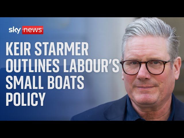 ⁣Watch live: Keir Starmer outlines Labour's small boats policy
