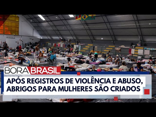 ⁣Abrigo para mulheres são montados no RS após casos de violência I Bora Brasil