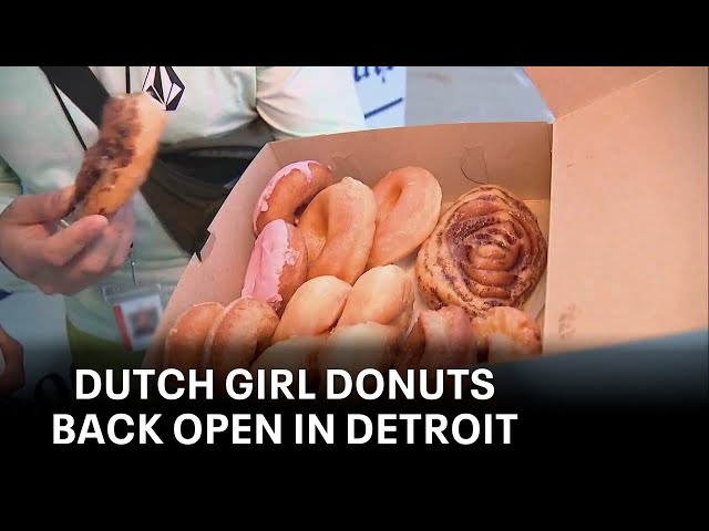 ⁣Detroit's Dutch Girl Donuts reopens