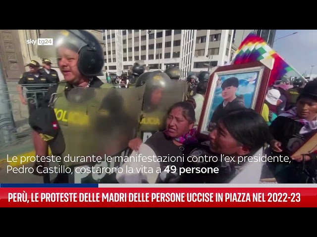 Proteste Perù, mamme chiedono giustizia per vittime uccise