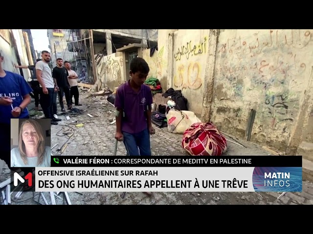 ⁣Offensive israélienne sur Rafah : des ONG humanitaires appellent à une trêve
