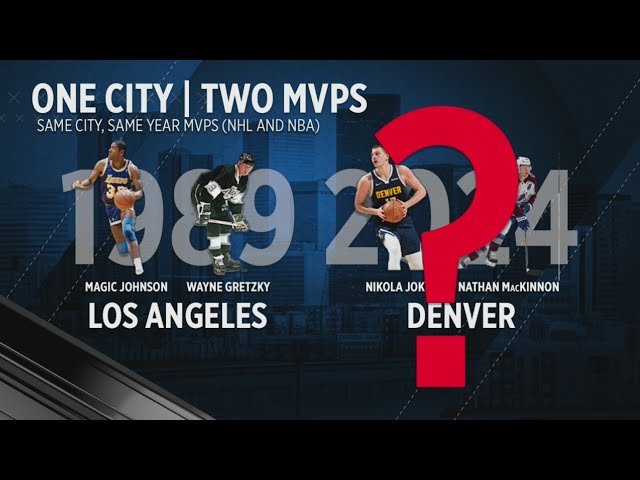 ⁣Could Denver be home to 2 MVP winners in the same year?