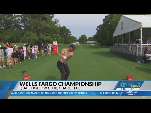 ⁣Day 2 of Wells Fargo Championship set to tee off