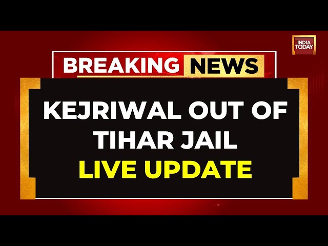 ⁣LIVE | Kejriwal Released From Tihar Jail LIVE News | Kejriwal Gets Interim Bail LIVE | India Today