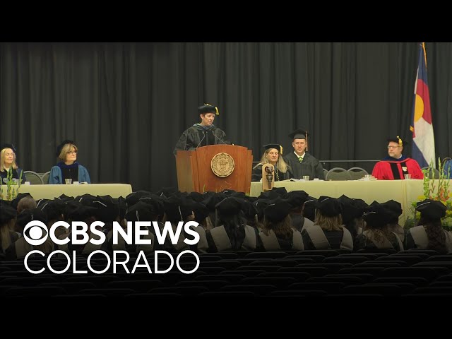 ⁣Colorado State University students celebrate commencement