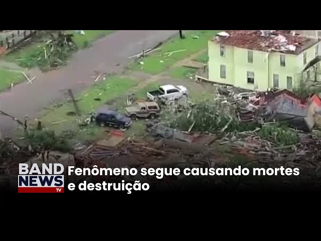 ⁣300 tornados atingem os Estados Unidos em 2 meses | BandNews TV