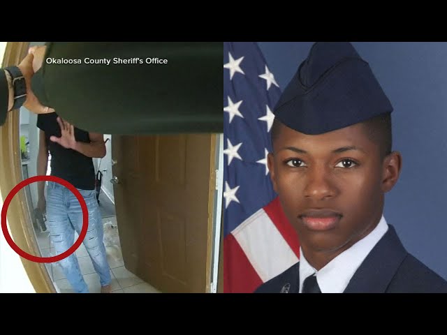 ⁣Florida sheriff releases bodycam video of airman fatally shot by police