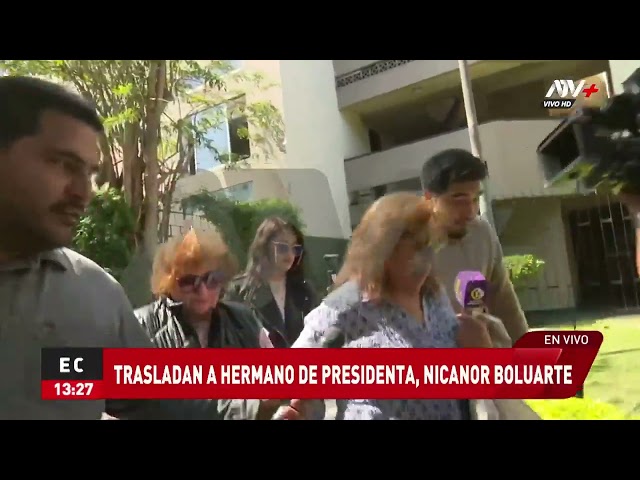 Nicanor Boluarte: Hermano de la presidenta fue trasladado por la Diviac